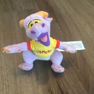 2023 Disney Parks Exclusive EPCOT Figment Shoulder Pal Magnet Plush, no magnet